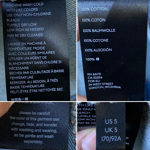 Free People oversized raw, flared hem denim jean jacket, adjustable cinch waist - Picture 16 of 16